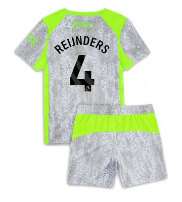 Manchester City Tijjani Reijnders #4 Tredje Kläder Barn 2025-26 Kortärmad (+ Korta byxor)